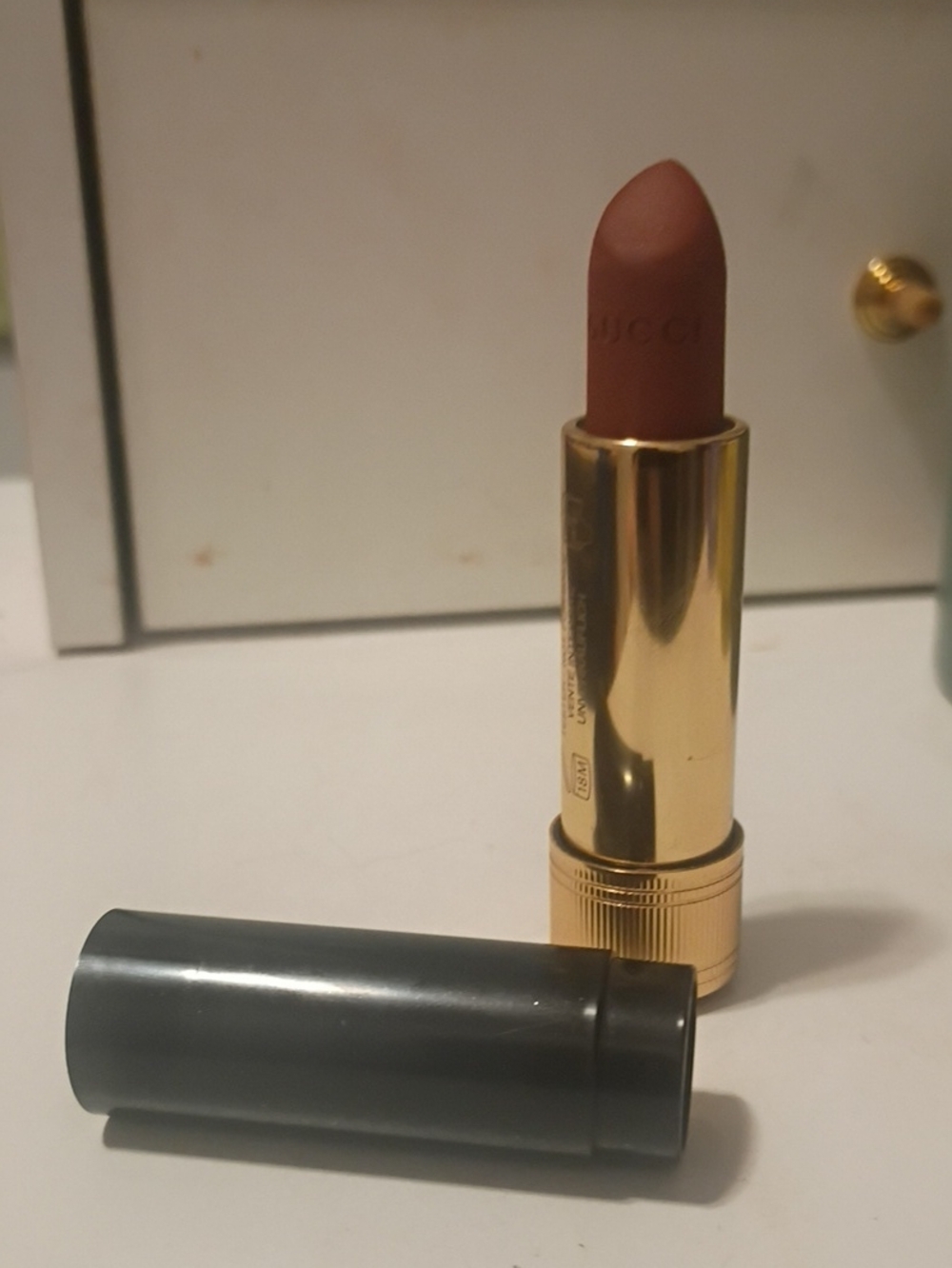 Gucci Matte Lipstick in Lucy Dark Orange 308